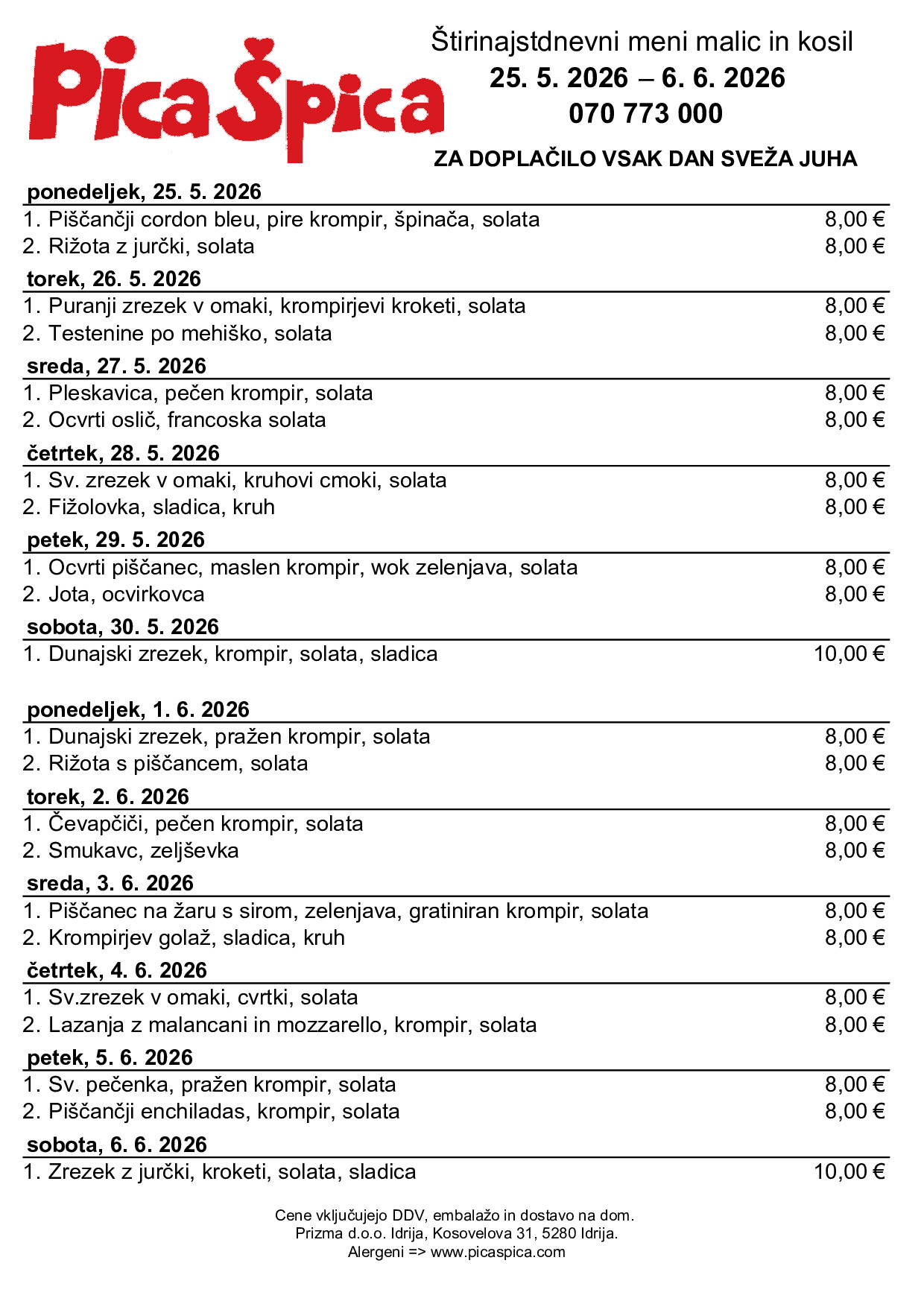 14-dnevni meni