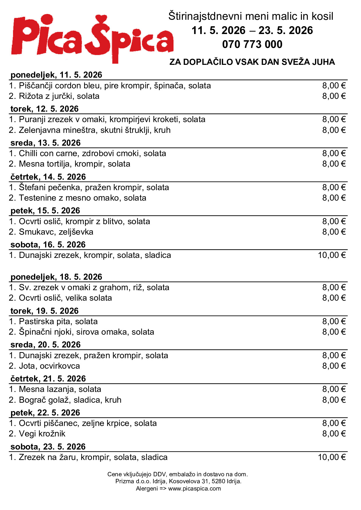 14-dnevni meni
