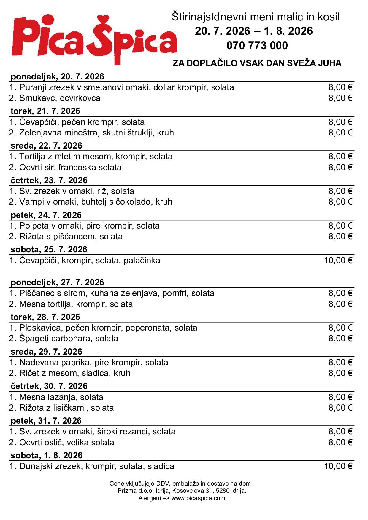 14-dnevni meni